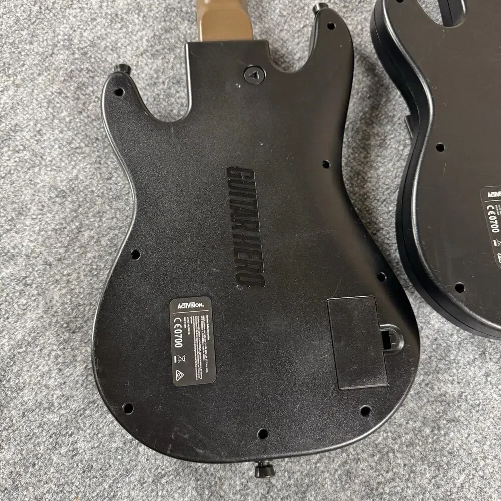 (2) Activision Xbox One/360 PS3 PS4 Guitar Hero Power Wireless Guitar No Dongle